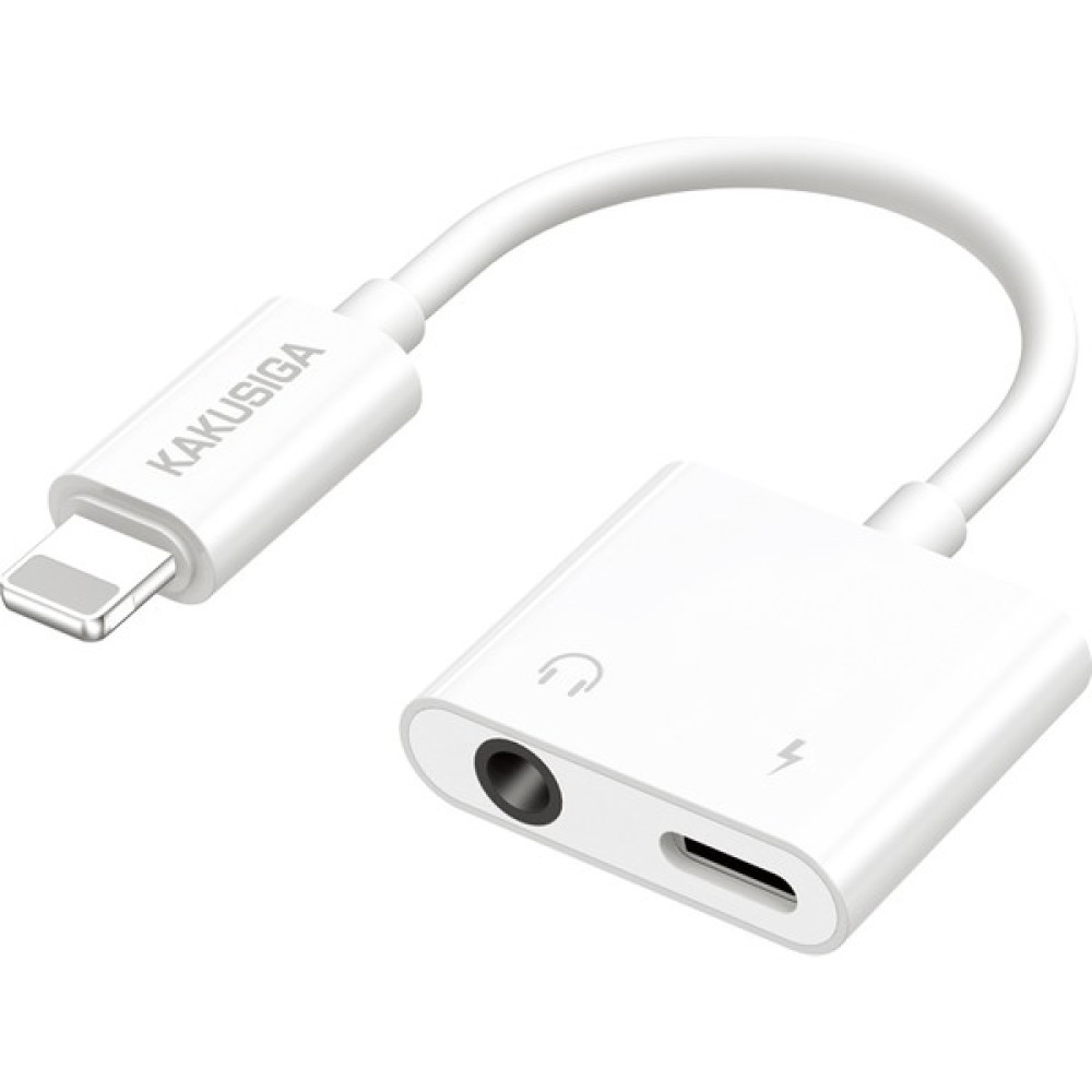 Kaku Lightning Uyumlu Uyumlu Kulaklık Şarj Çevirici Dönüştürücü Adaptör - Beyaz Cep Telefonu Kablosu Fiyatı