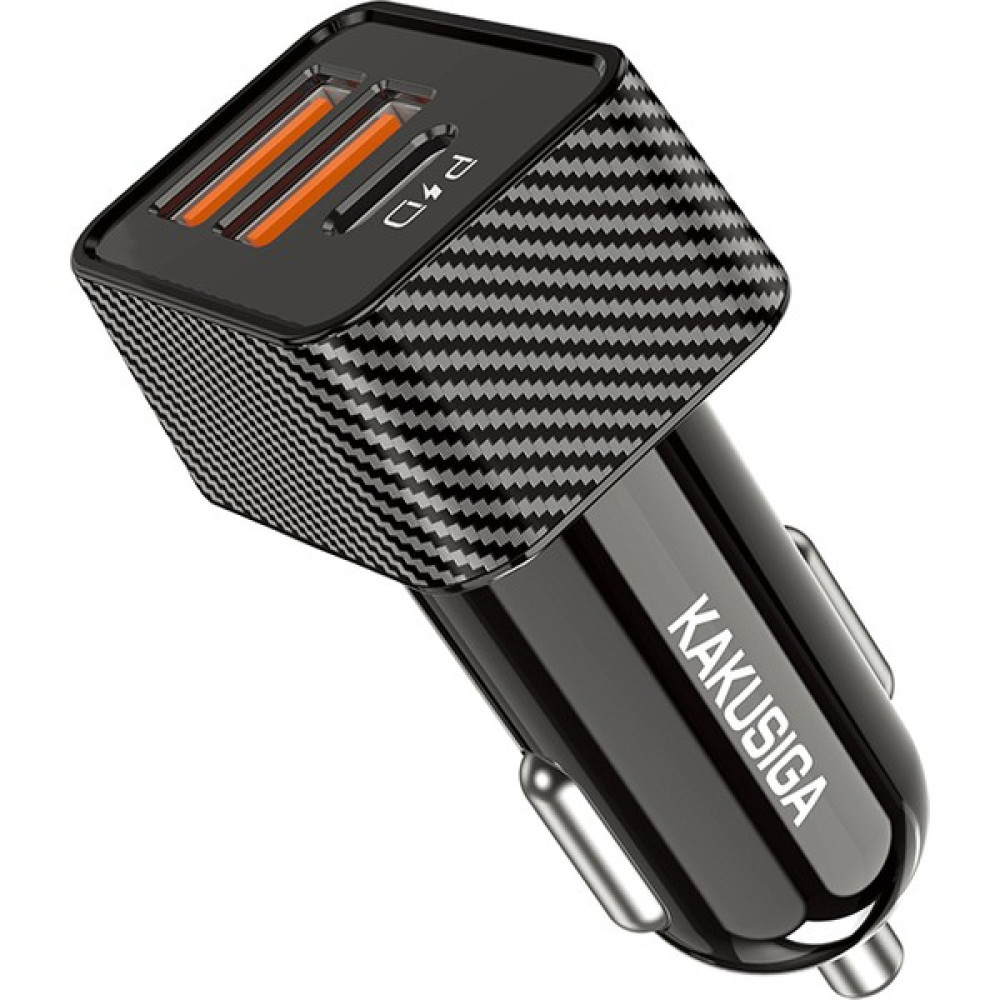 Kaku Type-C + USB Araç Çakmaklık 32W Hızlı Şarj Soketi - Siyah Cep Telefonu Araç Kiti Fiyatı