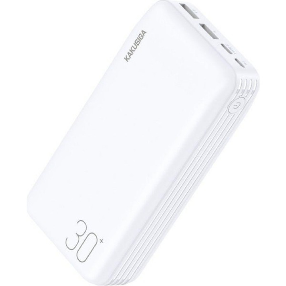 Kakusiga 30000 Mah 3 Portlu Powerbank 22.5W Hızlı Şarj Desteği Taşınabilir Şarj Cihazı - Beyaz Taşınabilir Şarj Cihazı - Powerbank Fiyatı