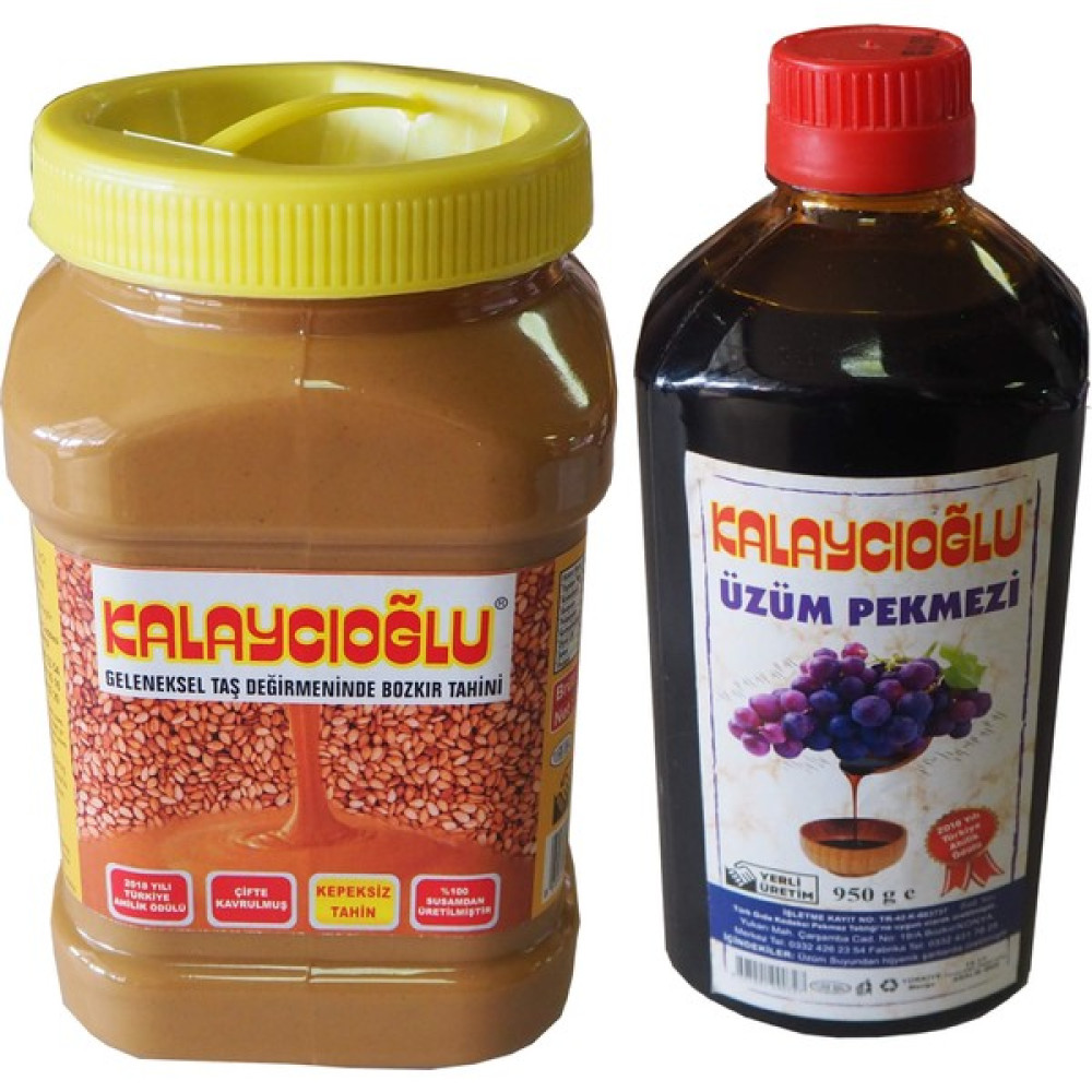 Kalaycıoğlu Bozkır Çifte Kavrulmuş 935 gr Tahin 1 kg Pekmez - 1,2 kg Diğer Fiyatı