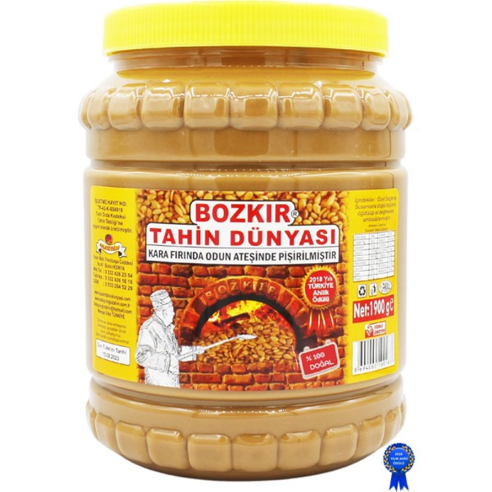Kalaycıoğlu Bozkır Tahin Dünyası Kepekli Tahin 1900 gr - 1,9 kg Diğer Fiyatı