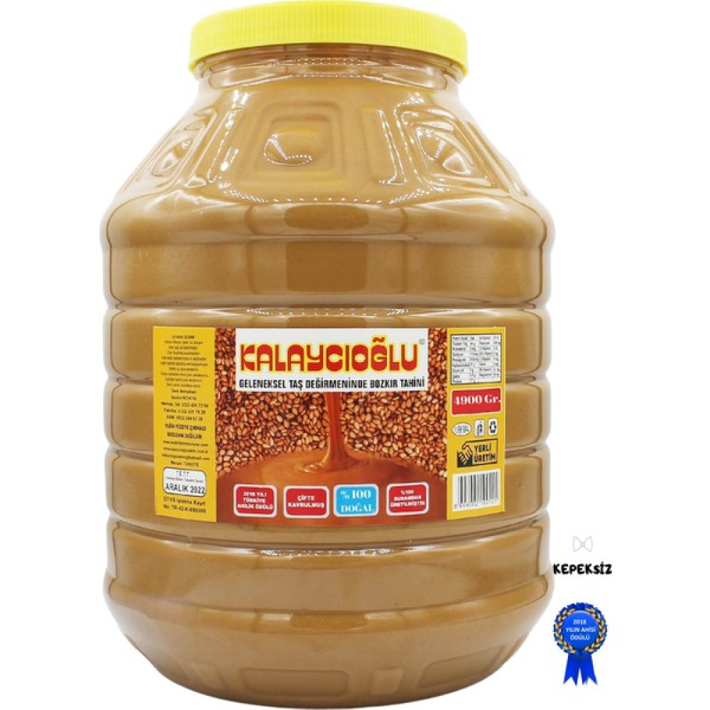 Kalaycıoğlu Kepeksiz Tahin 4900 gr - 4,9 kg Diğer Fiyatı