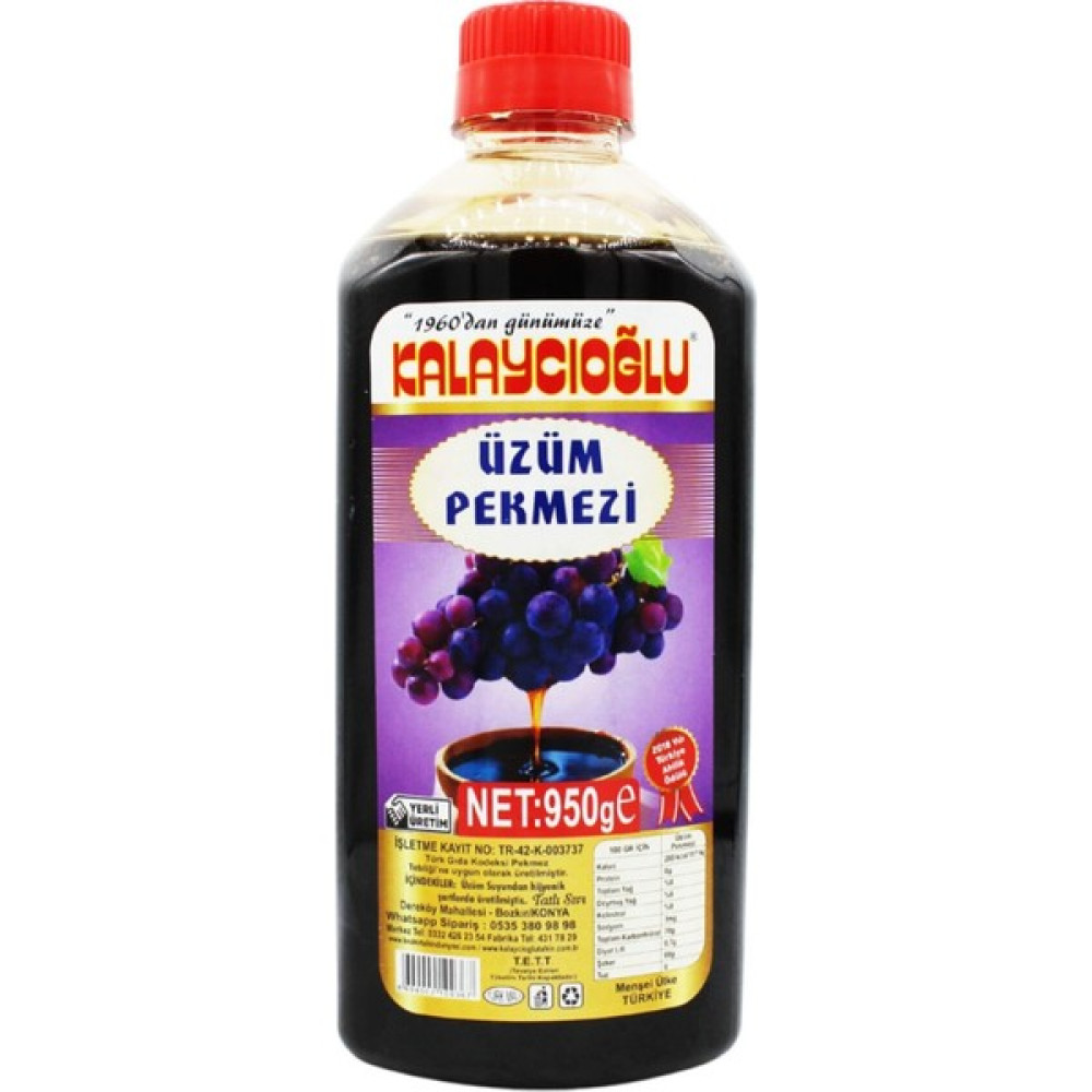 Kalaycıoğlu Üzüm Pekmezi 950GR - 950 gr Diğer Fiyatı