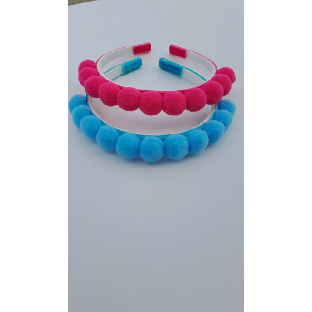 Kalben Accessories 2 Adet Ponpon Çocuk Saç Tacı, Çocuk Saç Taç, Çocuk Taç, Çocuk Saç Toka, Tarz Çocuk Taç Toka, Taç & Saç Bandı Fiyatı