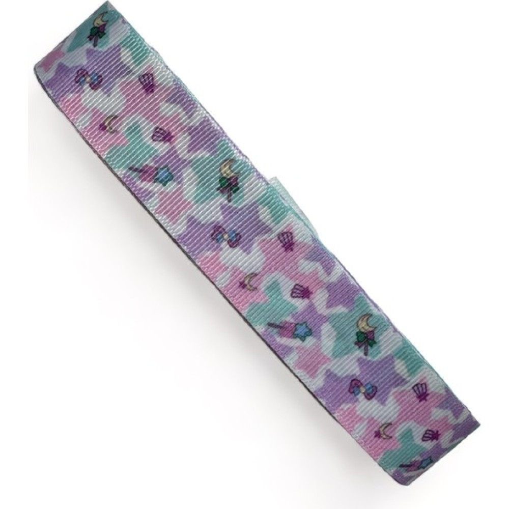 \Kalben Accessories Yıldızlı Transfer Baskı Renkli Kurdele-Desenli Kurdele 2.5 cm - Boy 1 mt - lila \ Oto Boyaları Fiyatı
