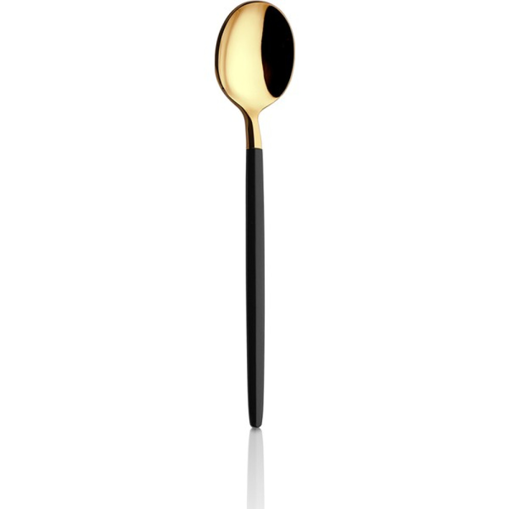 Kalben Amore Black Touch Titanyum Parlak Gold 6 Adet Çay Kaşığı - Siyah Çatal / Kaşık / Bıçak Takımları Fiyatı