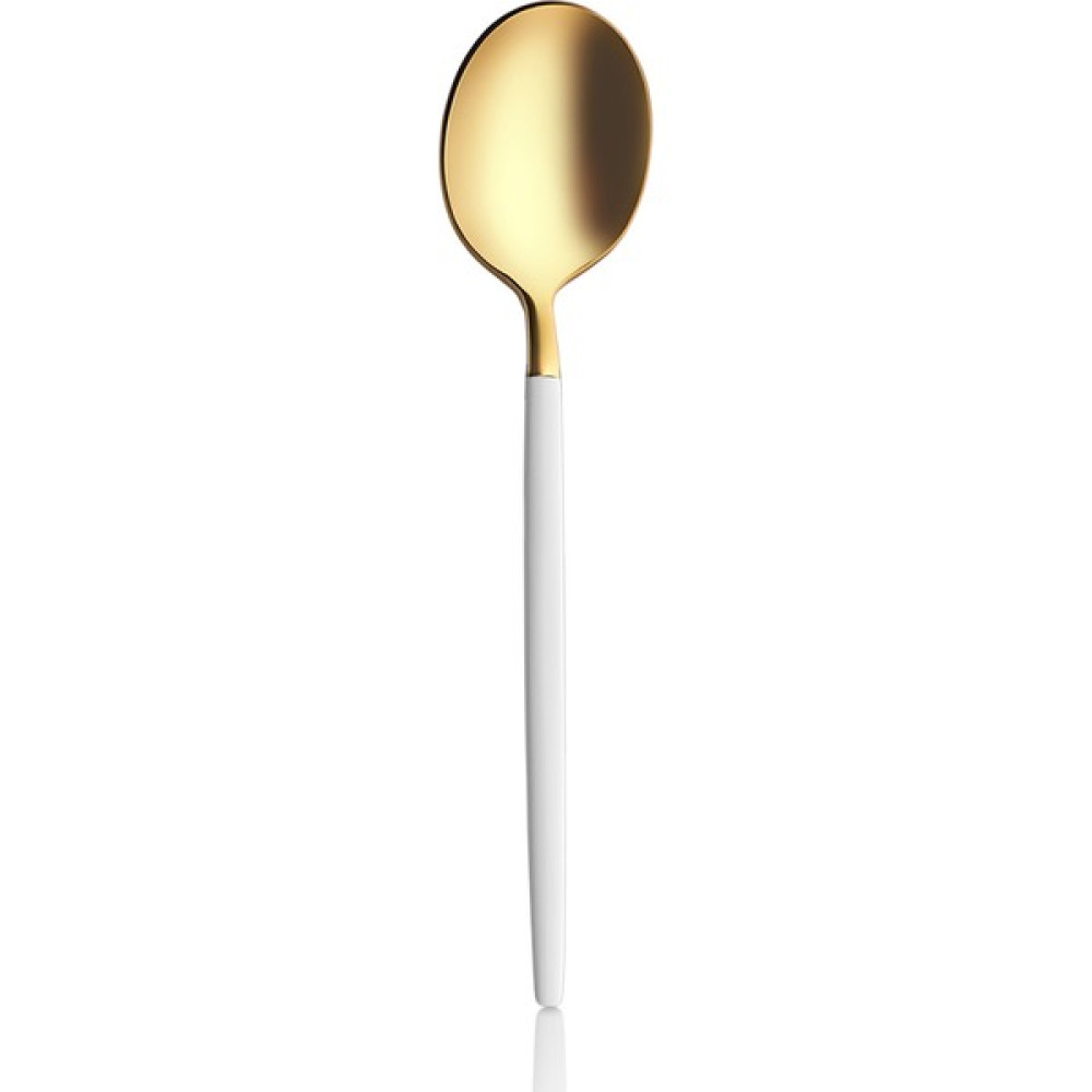 Kalben Amore White Touch Titanyum Mat Gold 12 Adet Yemek Kaşığı - Beyaz Çatal / Kaşık / Bıçak Takımları Fiyatı