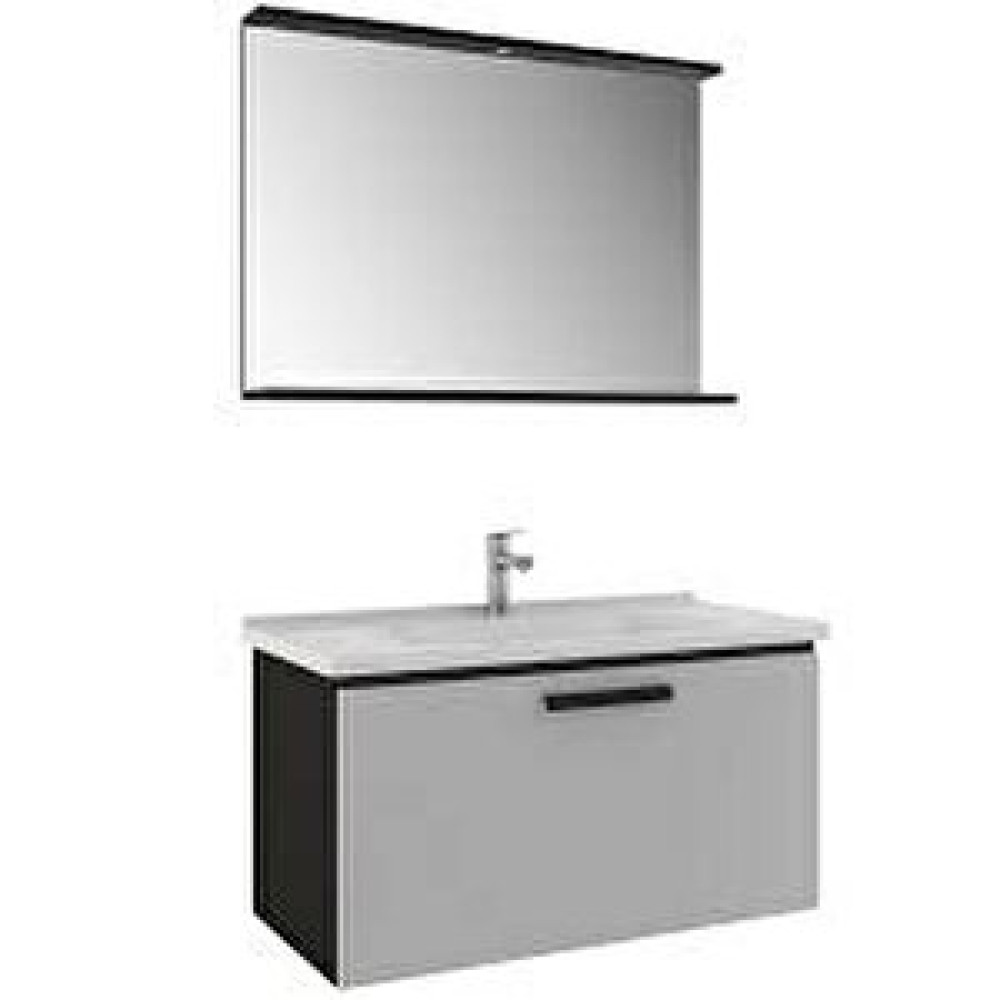 Kale Banyo Kale Gris 100 Cm Siyah Gri Banyo Dolabı Takımı Banyo Dolabı / Mobilyası Fiyatı