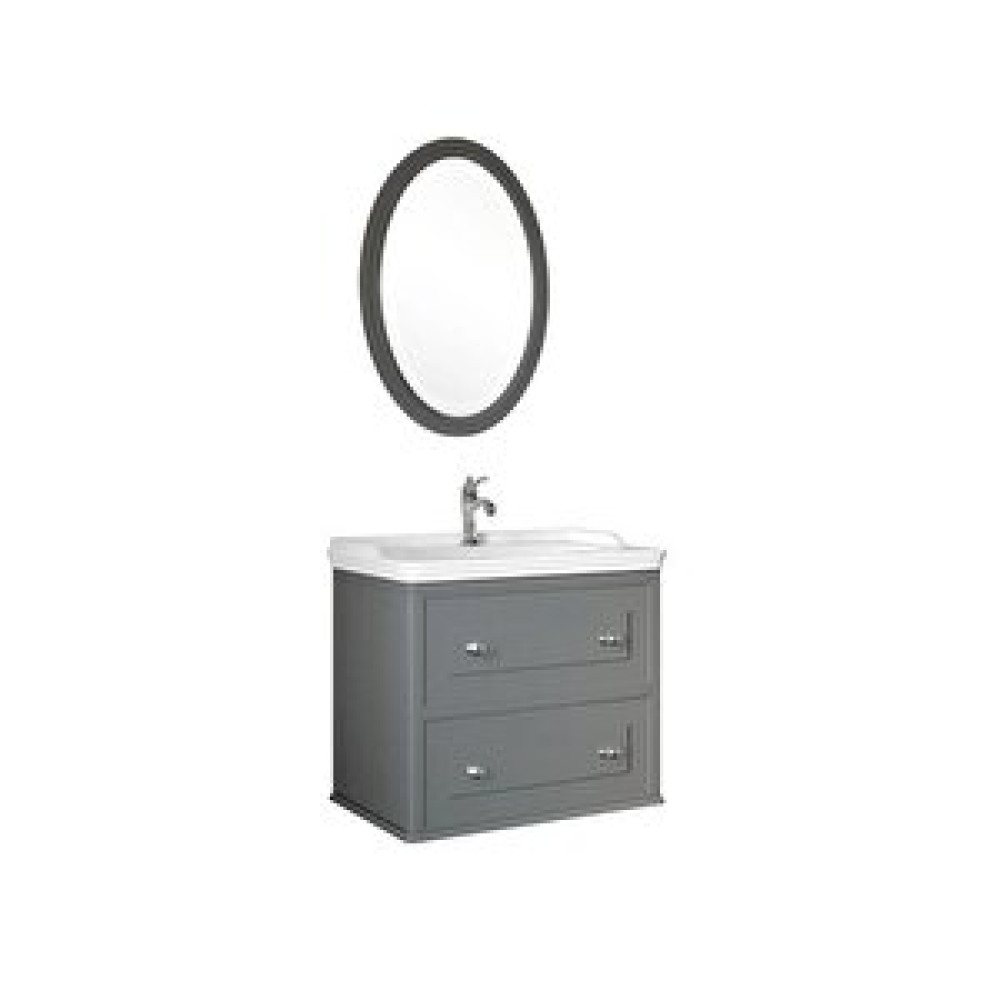 Kale Banyo Kale Miro 80 Cm Mat Gri Banyo Dolabı Takımı Banyo Dolabı / Mobilyası Fiyatı