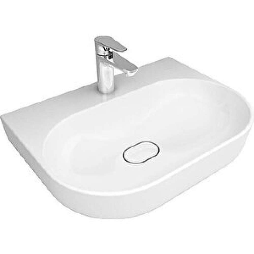 Kale Banyo Kale Zero 2.0 60x45 Cm Mat Beyaz Armatür Bantlı Oval Tezgah Üzeri Lavabo Lavabo Fiyatı
