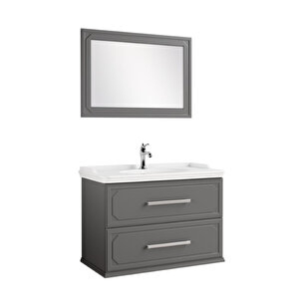 Kale Banyo Metis 100 Cm Alt Modül Ç. Çekmece M.gri Banyo Dolabı / Mobilyası Fiyatı