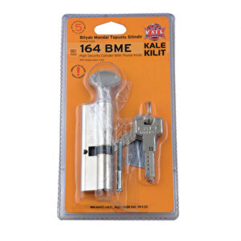 Kale Kilit Bilyalı Mandallı Silindir 90 mm Saten Kilit Fiyatı
