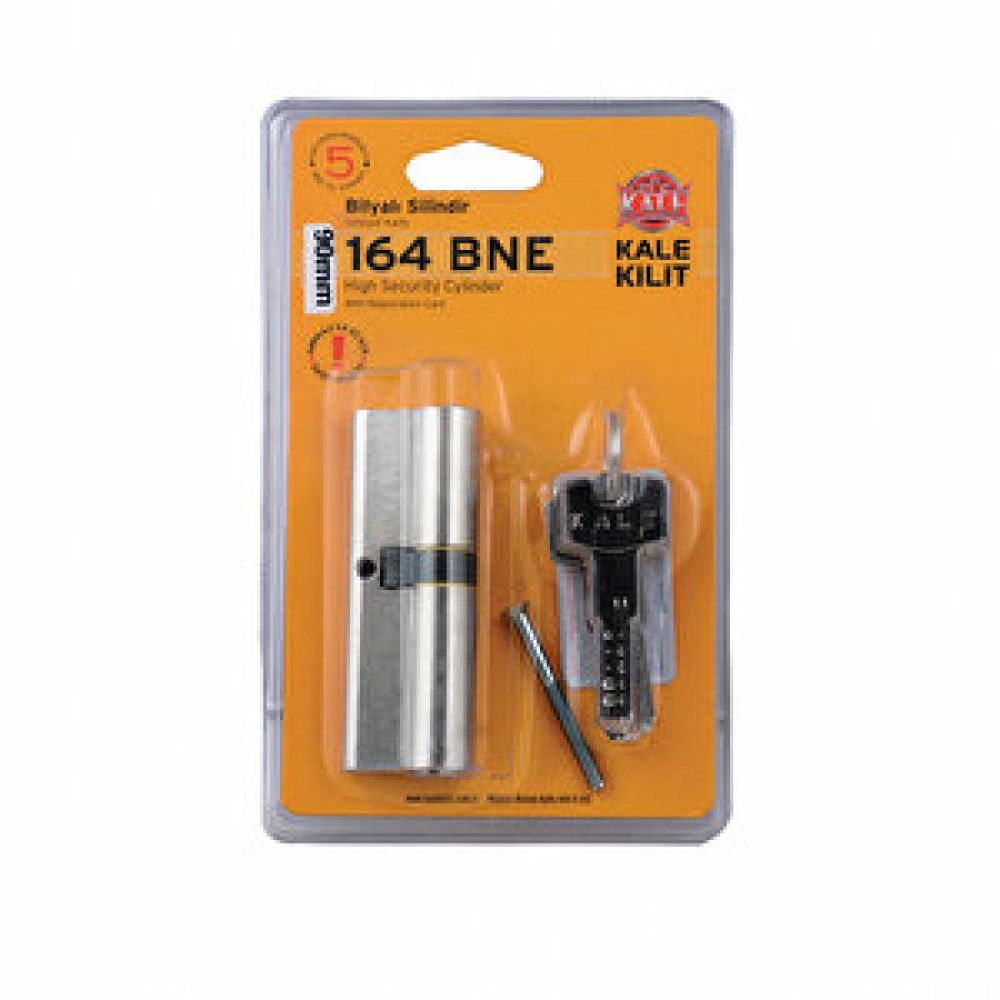 Kale Kilit Bilyalı Silindir 90 mm Niken Kilit Fiyatı
