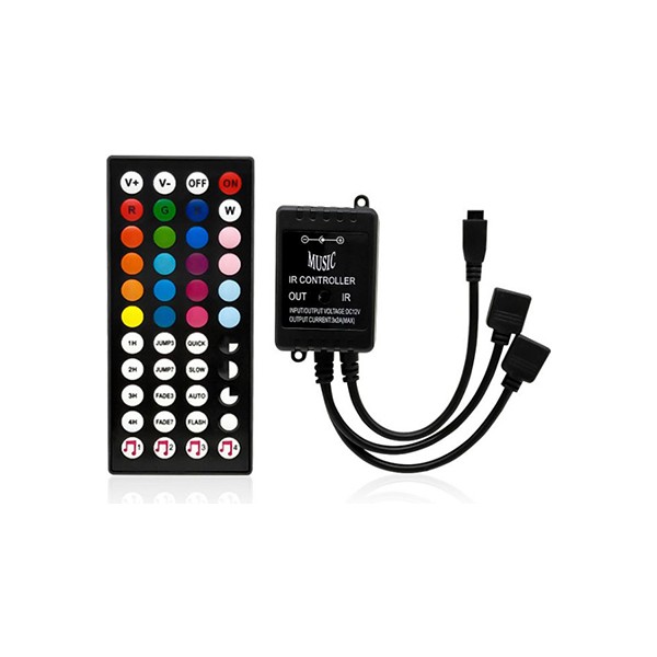 Kaled Rgb Şerit LED Kontrol Kit 44 Tuşlu Müziğe Duyarlı Kontrol Kit Diğer Fiyatı