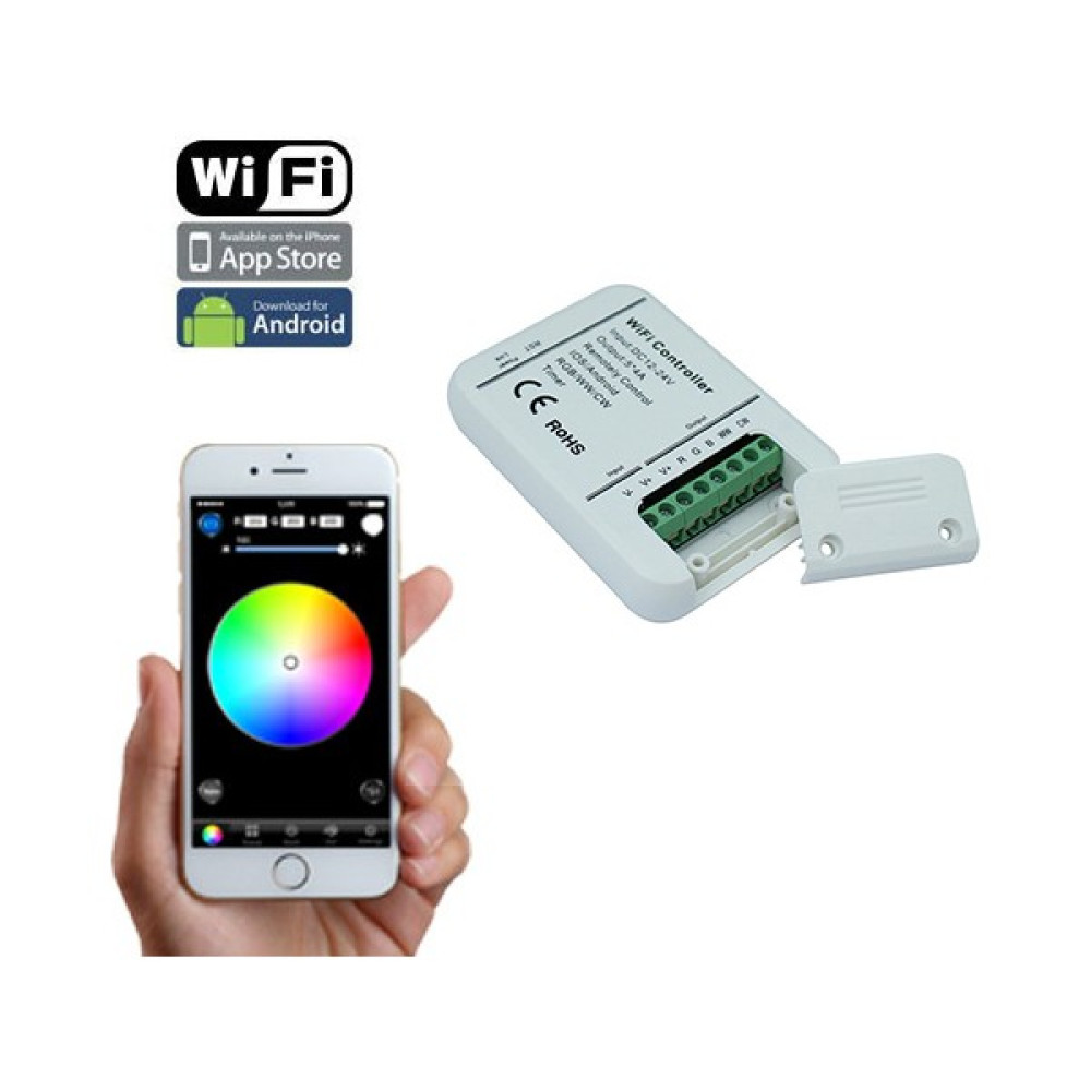 Kaled Rgb Şerit LED Wifi Kablosuz Kontroller Magic Home 5 Kanal 20 Amper Desteklik8 Led Aydınlatmalar Fiyatı