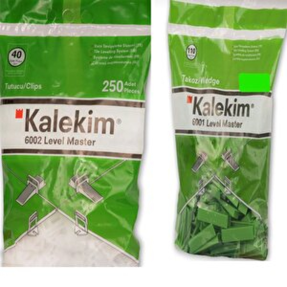 Kalekim Level Master Tutucu 2 Mm 250 Adet Kalekim Level Master Takoz 100 Adet 6001 Nalburiye & Hırdavat Fiyatı