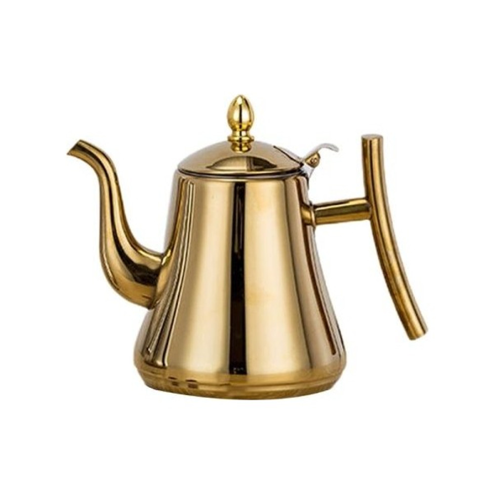 Kalın Paslanmaz Çelik Çay Potu Demliklü Cezve Çaydanlığı Çaydanlık Indüksiyon Ocak Su Kettle | Su Isıtıcılar Çay / Çaydanlık Setleri Fiyatı