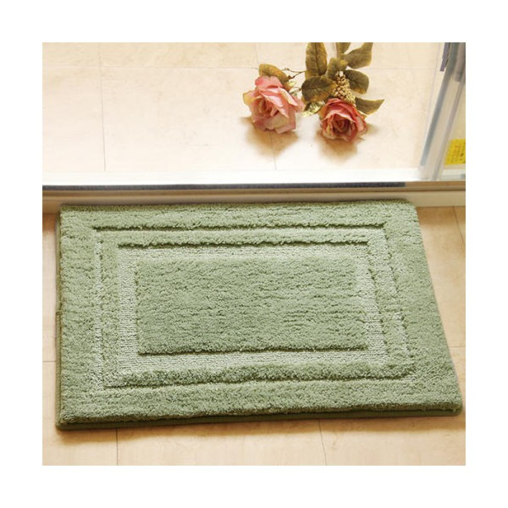 Kalınlaştırılmış Emici Kaymaz Zemin Paspas, Yatak Odası Mutfak Banyo Banyo Emici Ped Kaymaz Paspas - Yeşil - 90 x 100 cm Paspas Fiyatı