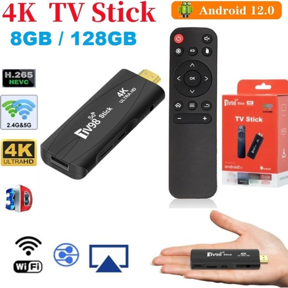 Kalite Android Stick Tv Box (8GB-128GB / Android 12) Ev Sinema Receiverları Fiyatı