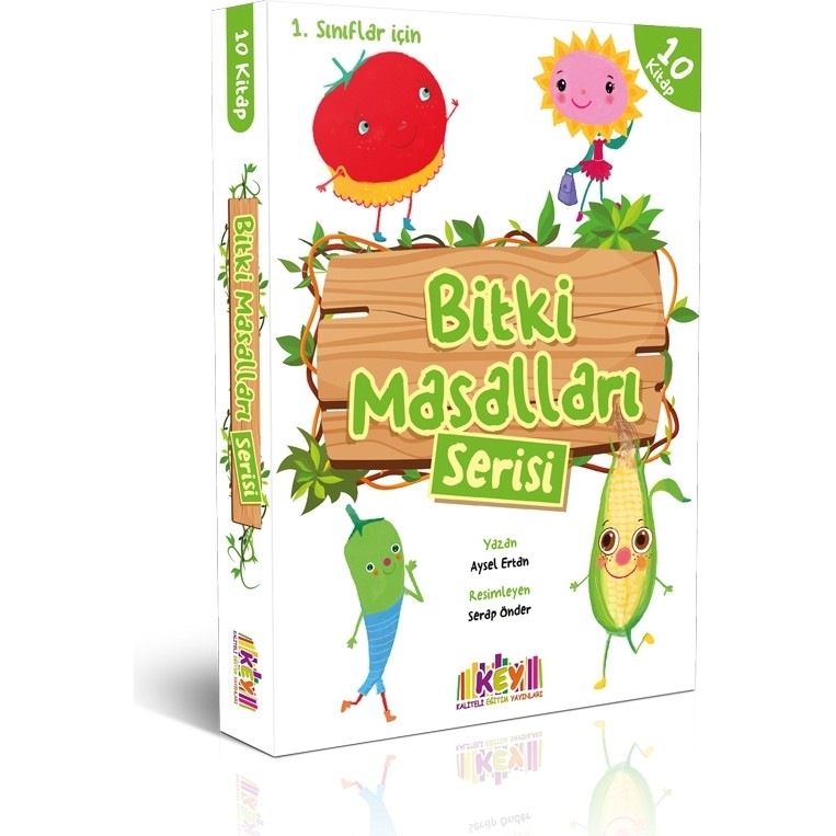 Kaliteli Eğitim Yayınları Bitki Masalları Serisi (10 Kitap+Hds) (Her Biri 24 Sayfa) Diğer Fiyatı