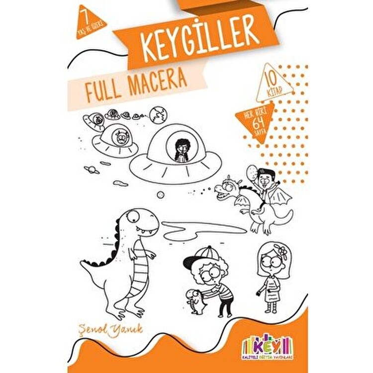 Kaliteli Eğitim Yayınları Keygiller Full Macera Serisi | 7 Yaş | 10 Kitap | 64 Sayfa| 2025 Diğer Fiyatı