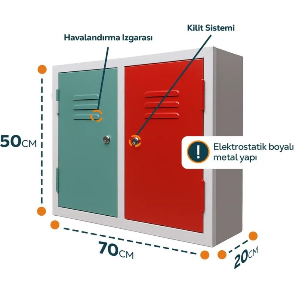 Kaliteli Medikal Narkotik Dolabı 50X70X20 cm Toksin Dolabı Kırmızı Yeşil Dolap Yönetmeliğine Uygun Diğer Fiyatı