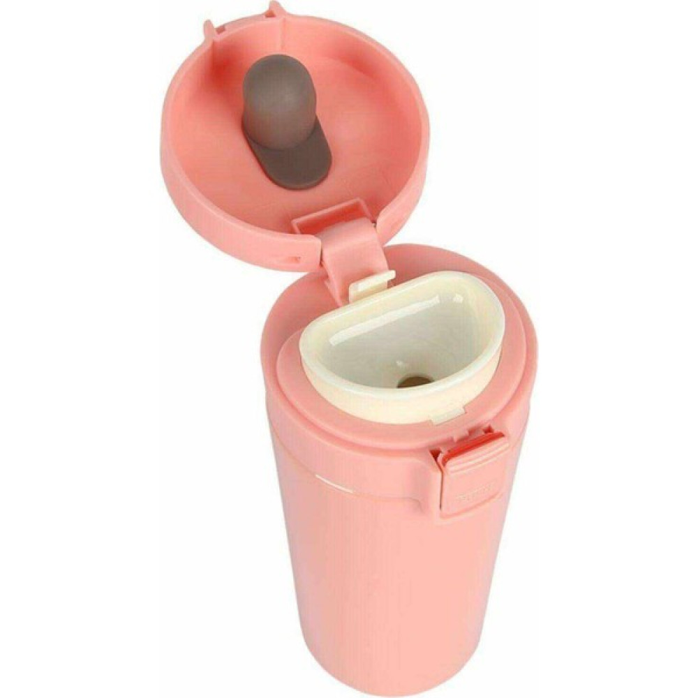 Kaliteli Paslanmaz Çelik Çift Katman Katman Kahve Fincanı Araç 380 ml Termos Bardak Pembe Oto Boyaları Fiyatı