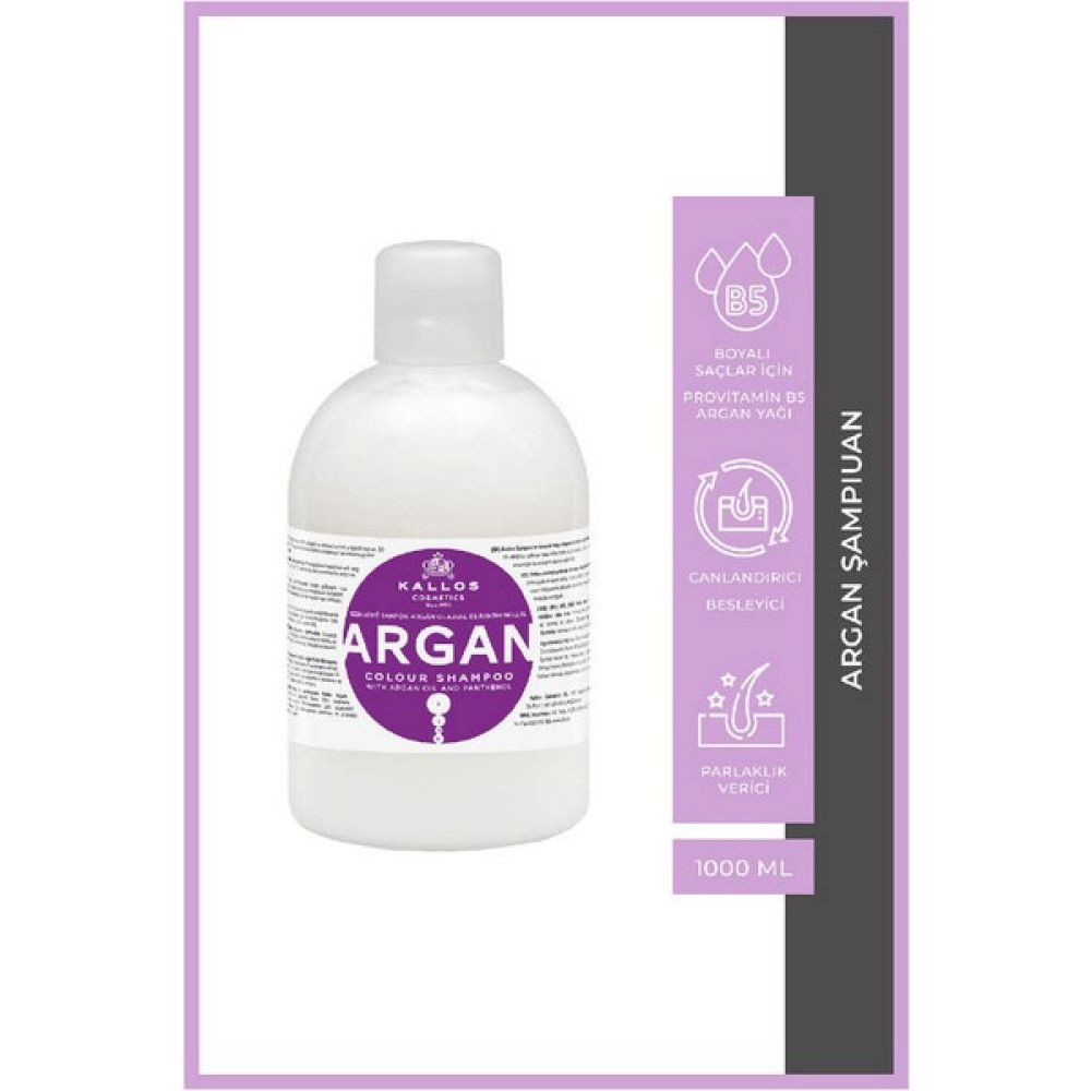 Kallos Cosmetics Argan Şampuan 1000 ml 11 - 1 Oto Boyaları Fiyatı