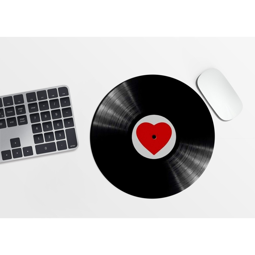 Kalpli Plak Desenli Yuvarlak Mousepad - 20CM - Y2K - Nostaljik Mouse Pad Fiyatı