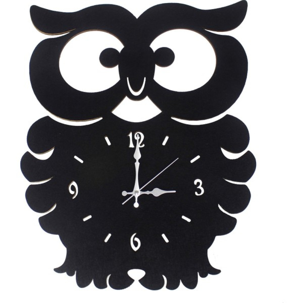 Kalpten Pearl Çocuk Odası Ahşap Keçe Kaplama Duvar Saati Dekoratif Saat Fiyatı