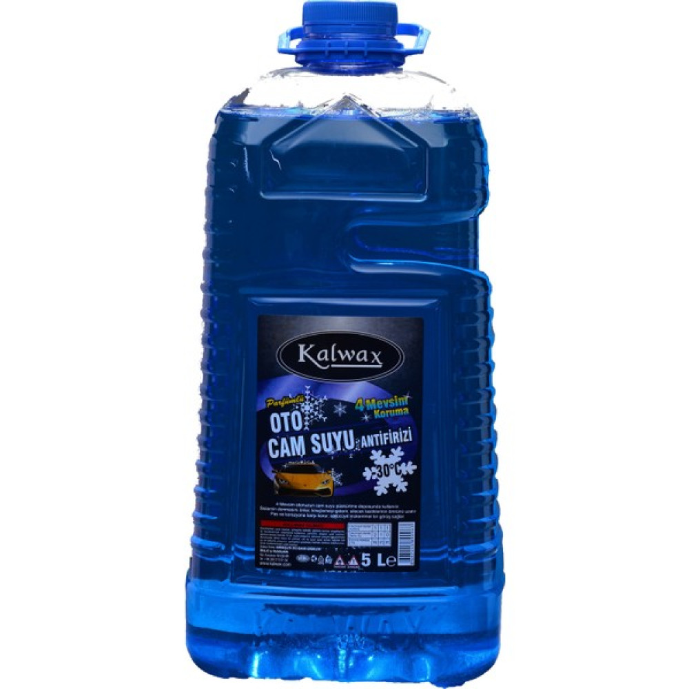 Kalwax Kışlık Cam Suyu Antifrizi 5 lt. 4 Adet -30 °C Parfümlü - 5 lt Oto Kışlık Bakım Ürünleri Fiyatı
