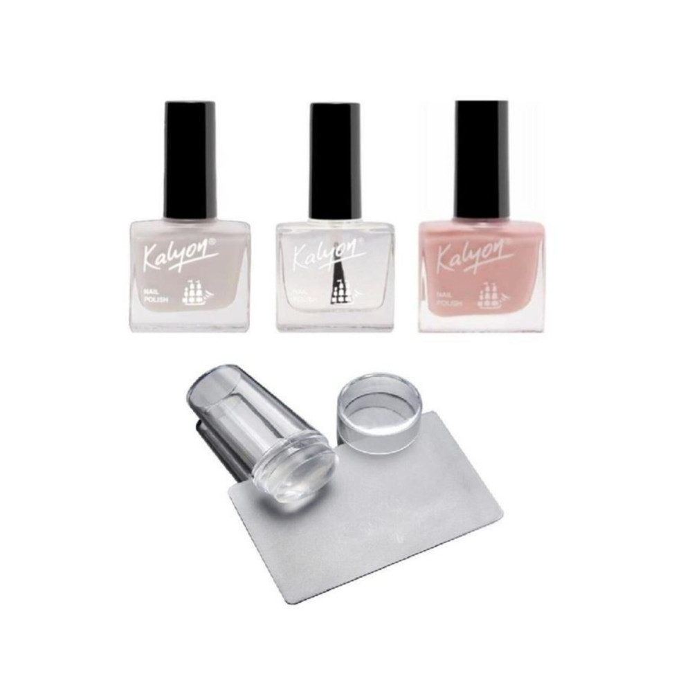 Kalyon French Set + Stamper Silikon Oje Fiyatı