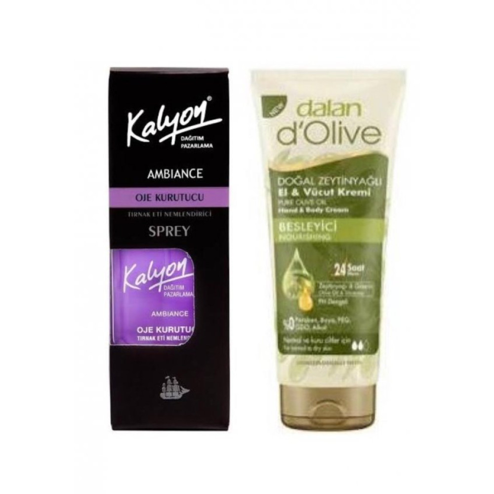 Kalyon Oje Kurutucu Sprey + Dalan Tup Krem 20 Ml Makyaj Ürünleri Fiyatı