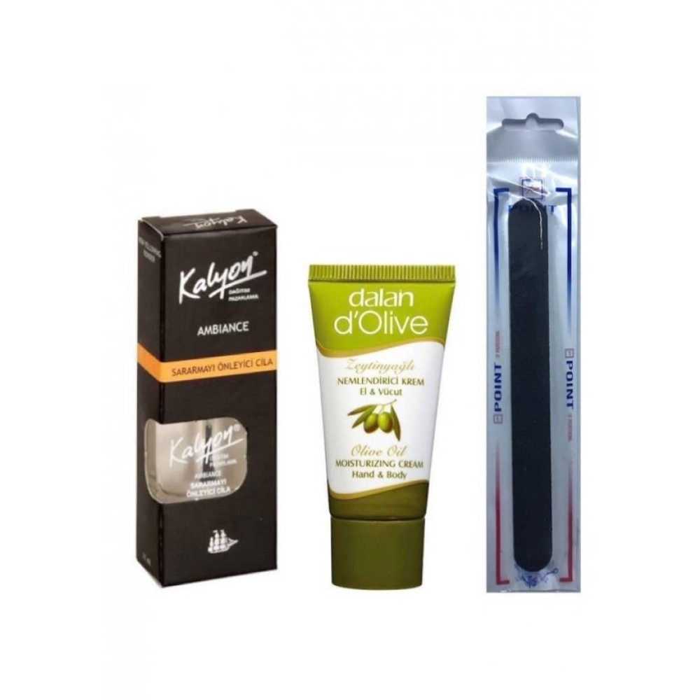 Kalyon Sararmayi Onleyici Cila + Dalan Krem 20 Ml + Tirnak Torpusu Makyaj Ürünleri Fiyatı