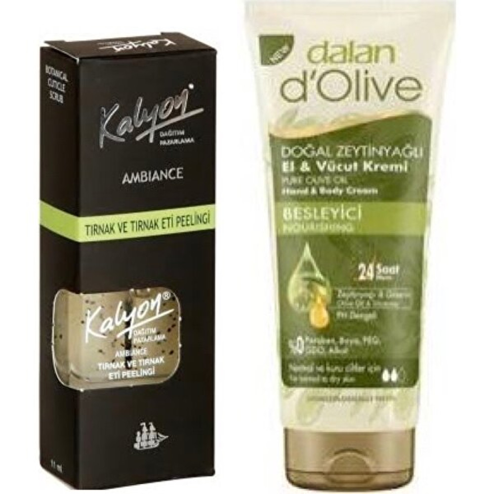 Kalyon Tırnak ve Tırnak Eti Peelingi + Dalan Tüp Krem 20 ml Tırnak Bakımı Fiyatı