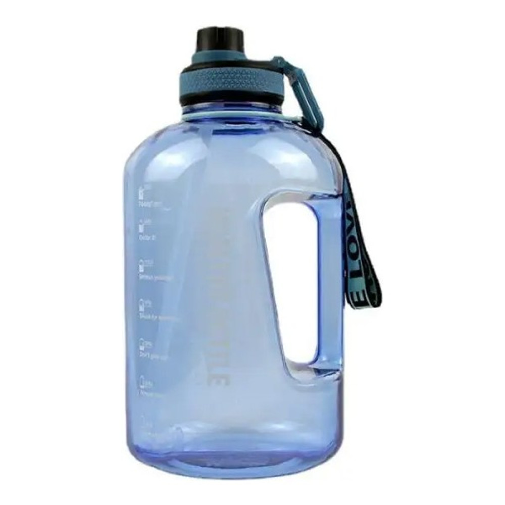 Kamardey Motivasyon Su Matarası 2200 ml Suluk Spor Su Şişesi - Bpa Içermez - Mavi - 1 Adet Suluk Fiyatı