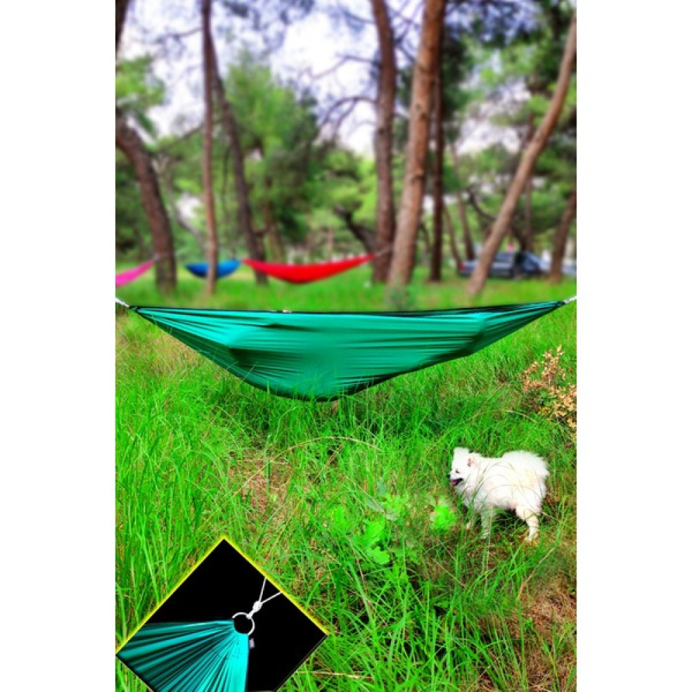 Kamp Hamağı Kamp Hamak Bahçe Balkon Outdoor Kamp Piknik Salıncak Yeşil Oto Boyaları Fiyatı