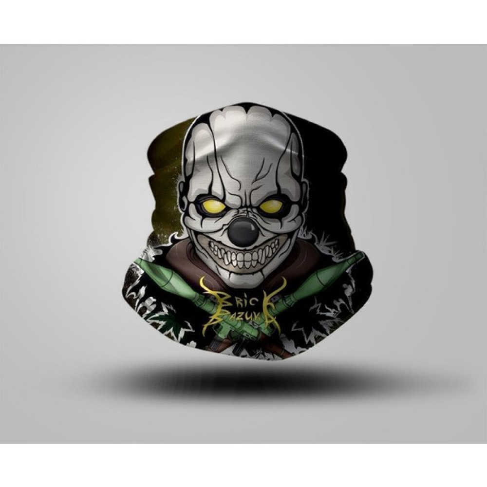 Kampf Mikro Fiber Taktiksel Fonksiyonel Outdoor Dikişsiz Boyunluk / / Bandana - Evil Clown Bandana (Outdoor) Fiyatı