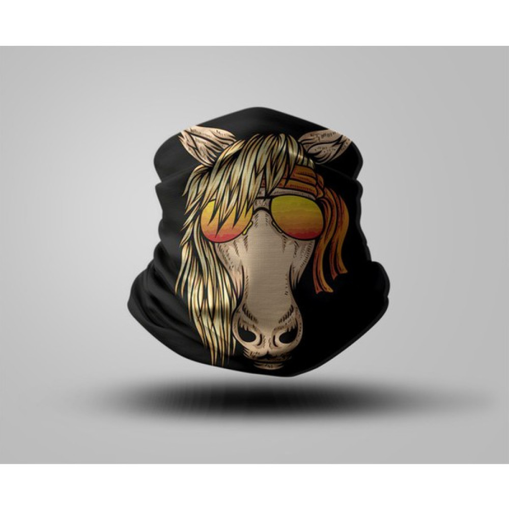 Kampf Mikro Fiber Taktiksel Fonksiyonel Outdoor Dikişsiz Boyunluk / / Bandana - Horse Lennon - Siyah - Standart Oto Boyaları Fiyatı
