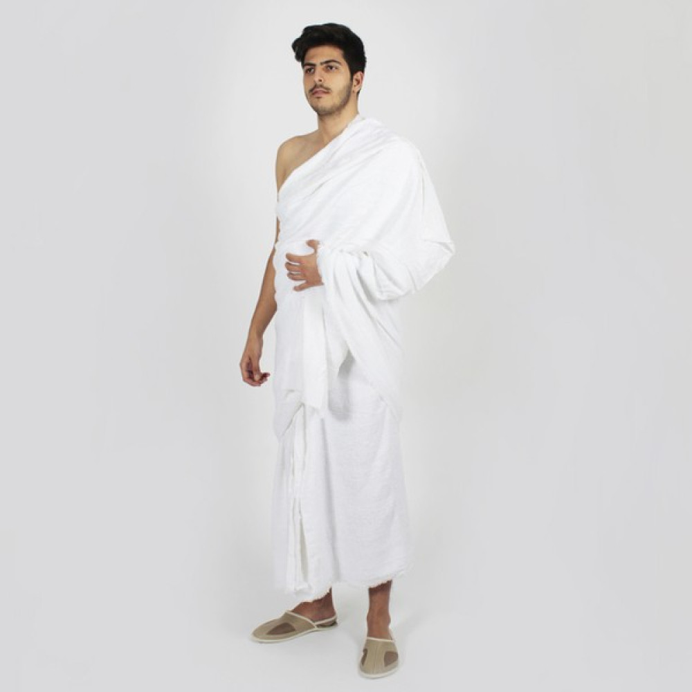 Kanaviçe E039 İhram Bambu Havlu - 110 x 220 cm - Beyaz Banyo Havlusu Fiyatı