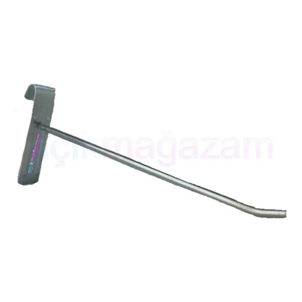 Kancaburada® 50 Adet Tel Pano Kancası Çorap Telefon Oto Aksesuar Standı Kancası - 20 cm - Gri Ofis Askılığı Fiyatı
