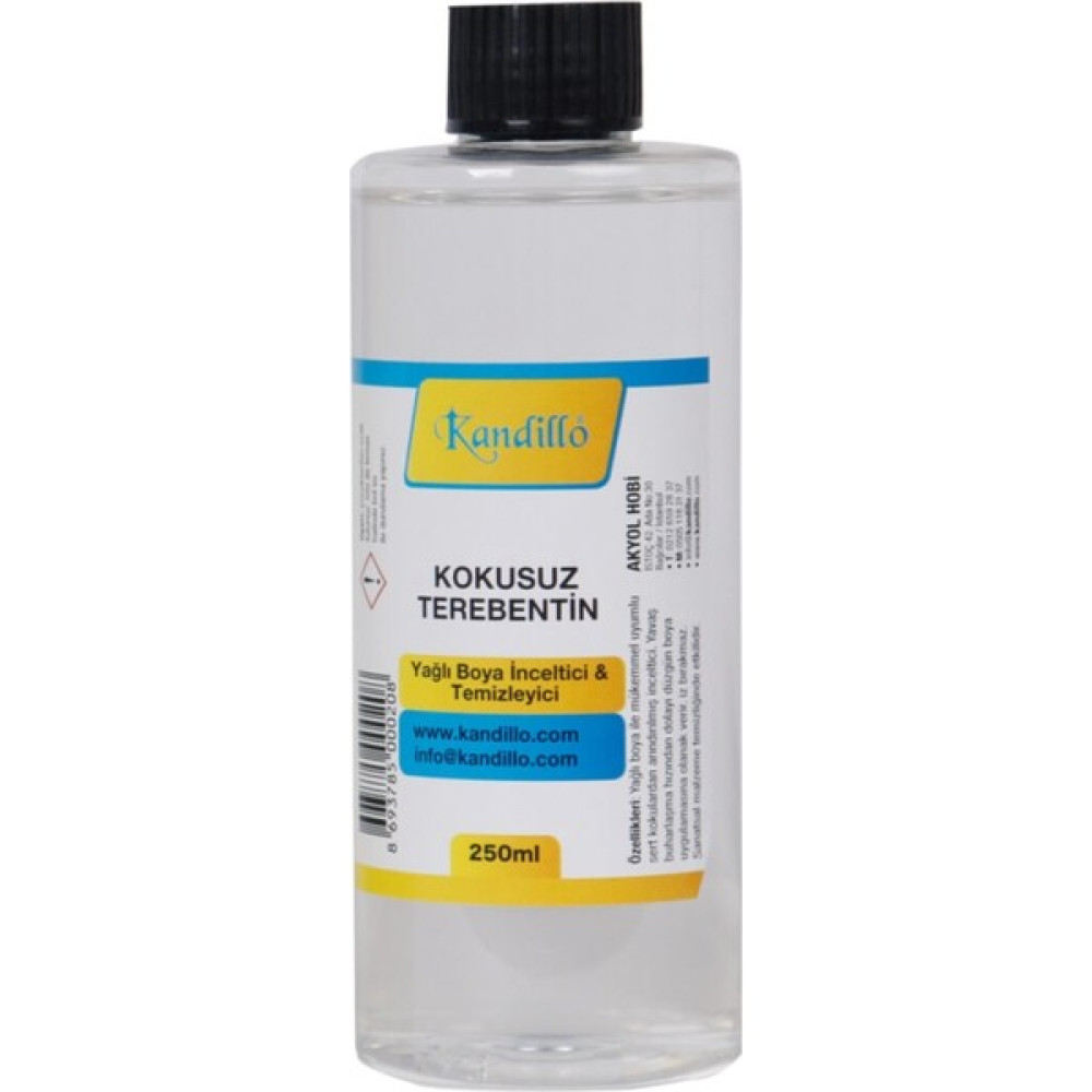 Kandillo Kokusuz Terebentin 250 Ml. Sanatsal Malzemeler Fiyatı