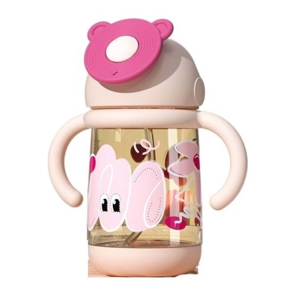 Kangrui-HB Bebek Öğrenme Bardağı, Bebek Su Bardağı, Ördek Gagası, 6 Aylık Içme Suyu ve Sütü, Çocuk Pipetli Şişe (Yurt Dışından) - Açık Pembe Suluk Fiyatı