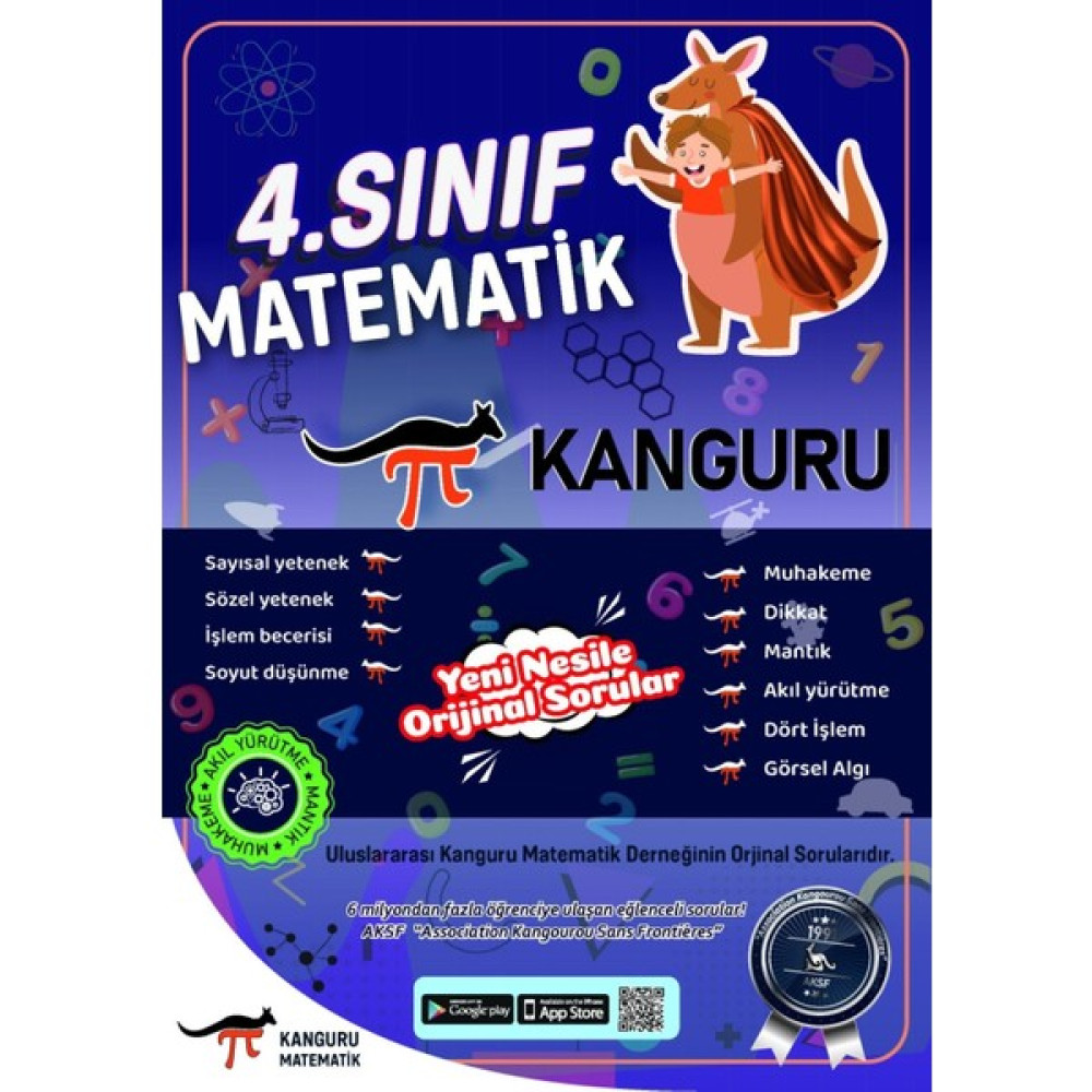 Kanguru Matematik 4. Sınıf Çalışma Kitabı + Dijital Kitap Matematik Fiyatı