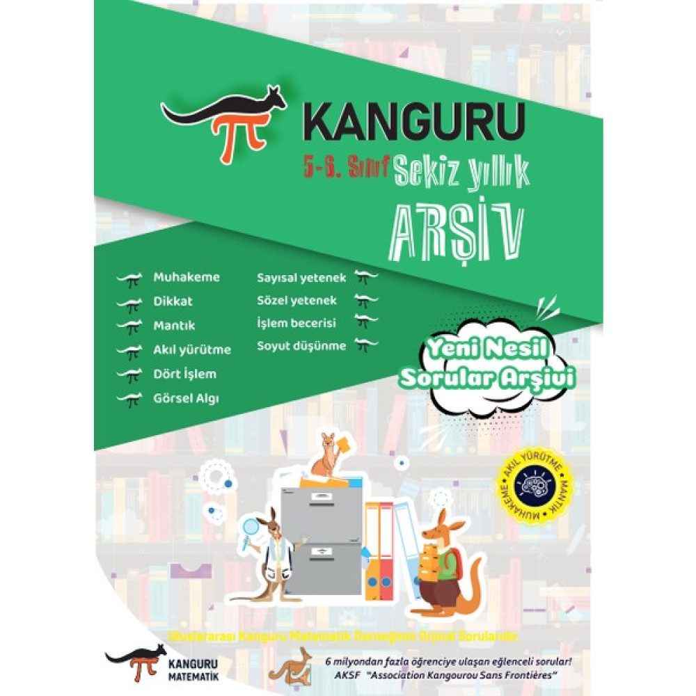 Kanguru Matematik 5 - 6. Sınıflar Arşiv Kitabı Matematik Fiyatı