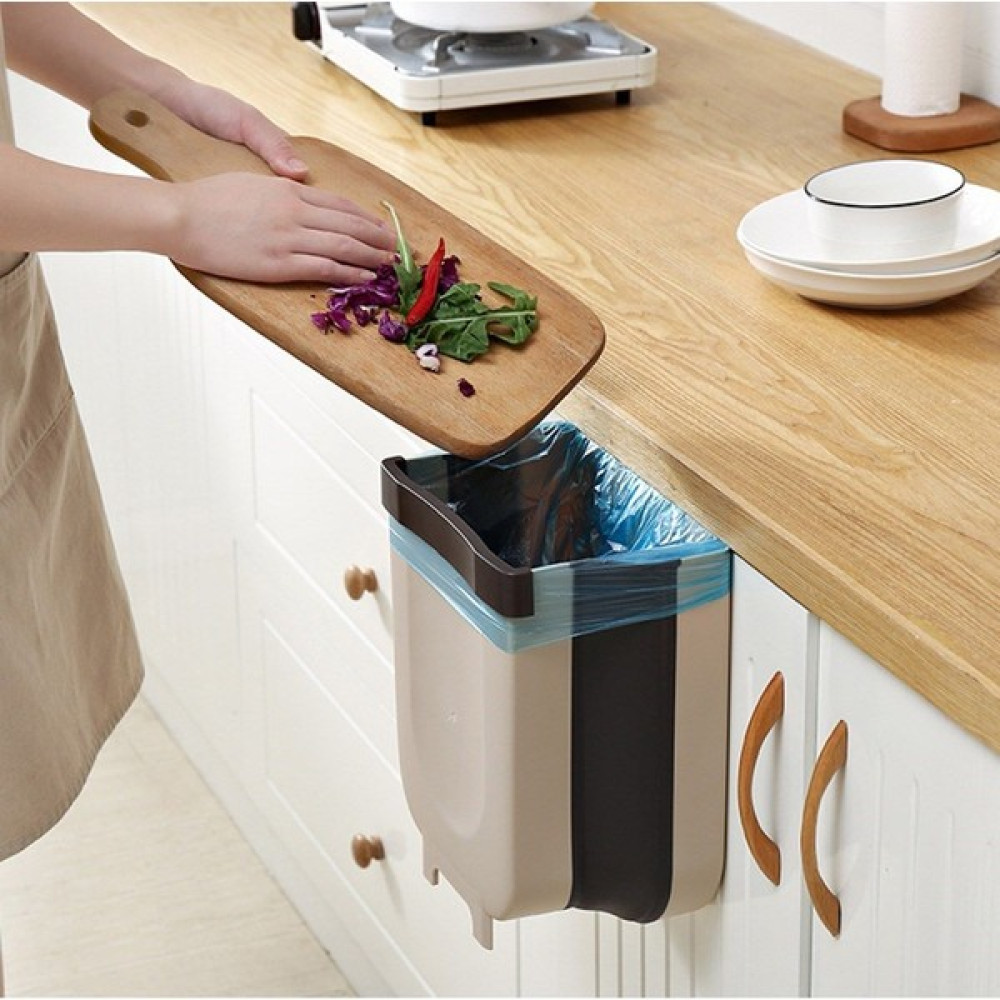 Kanisti Mutfak Askılı Çöp Kovası Katlanabilir Raylı Çöp Kovası Plastik Banyo Askılık Fiyatı