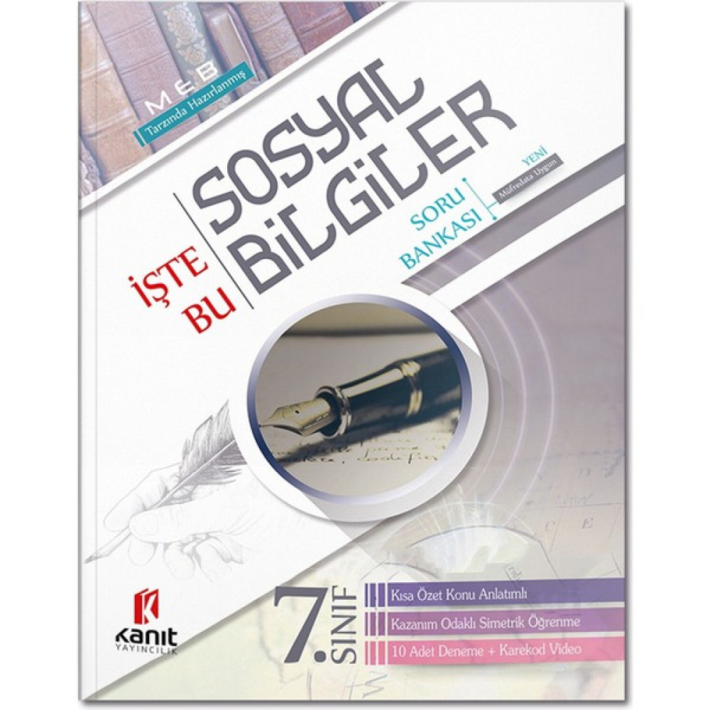 Kanıt Yayıncılık 7. Sınıf İşte Bu Sosyal Bilgiler Soru Bankası Kaynak Kitapları Fiyatı