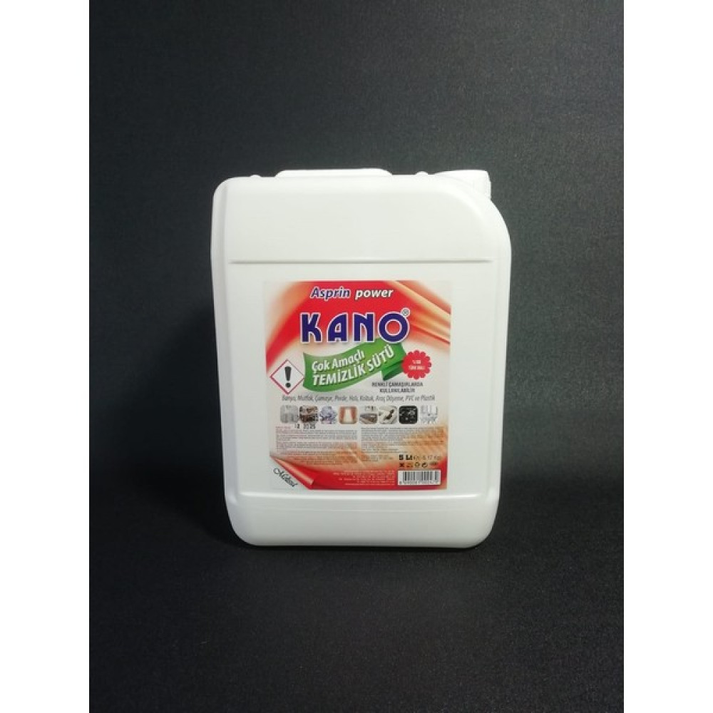 Kano Asprin Çok Amaçlı Temizlik Sütü 5lt x 4 Adet Temizlik Malzemeleri Fiyatı