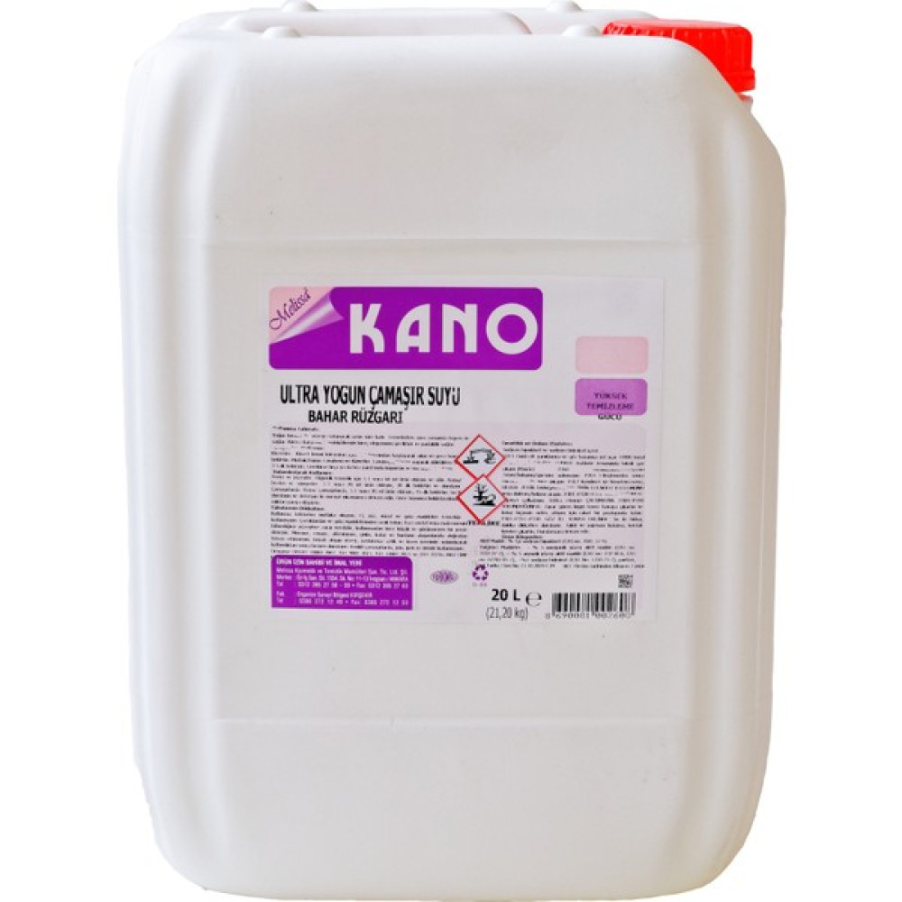 Kano Ultra Yoğun Çamaşır Suyu 20 lt Çamaşır Yıkama Fiyatı