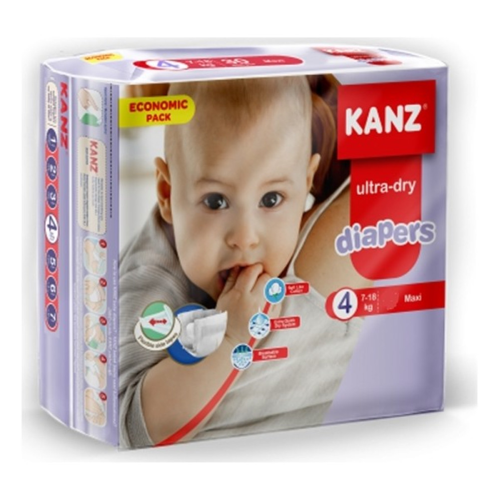 Kanz 4 Numara Bebek Bezi 7-18 kg Maxi 30 Adet Bebek Bezi Fiyatı